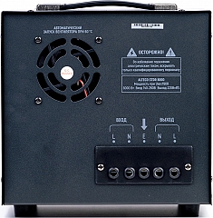 Автоматический стабилизатор напряжения Alteco STDR 8000 вид сзади