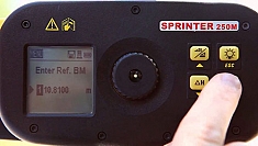 Дисплей цифрового нивелира Leica Sprinter 250М