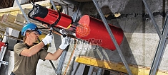 Эксплуатация установки алмазного бурения Hilti DD 350