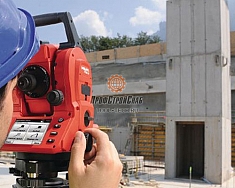 Использование тахеометра Hilti POS 15