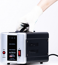 Применение автоматического стабилизатора напряжения Alteco HDR 1500