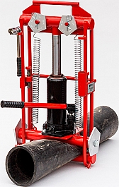 Применение передавливателя гидравлического для полиэтиленовых труб Brexit BrexPress G180, 20 т