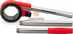 Трещотка ручного резьбонарезного клуппа Rothenberger Super Cut Set NPT 3/8"-1/2"-3/4"-1"-1 1/4"-1 1/2"-2"